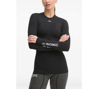 X BIONIC logo-print perforated-detail top - Black XS-S-M-L
