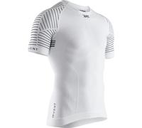 X-BIONIC Men Invent 4.0 Light Round Neck Short Sleeve T-shirt - Arctic White/Dolomite Grey, Small