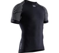 X-BIONIC Men Invent 4.0 Light Round Neck Short Sleeve T-shirt - Opal Black/Arctic White, Medium