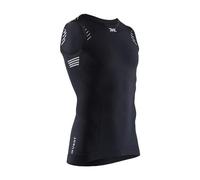 X-BIONIC Men Invent 4.0 Light Singlet T-shirt - Opal Black/Arctic White, 2X-Large