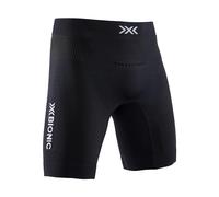 X-BIONIC Men Invent 4.0 Run Speed Shorts - Opal Black/Arctic White, X-Large