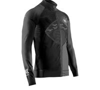 X-Bionic Mens Energizer 4.0 Transmission Layer Full Zip Jacket, Opal Black/arctic White, L EU