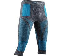 X-BIONIC Men's Energy Accumulator 4.0 3/4 Men's Trousers, Dark Grey Melange/Bl, XXL