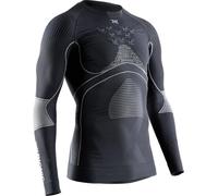 X-BIONIC Mens Energy Accumulator 4.0 Round Neck Long Sleeves Shirts, Charcoal/Pearl Grey, XXL EU
