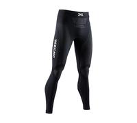 X-BIONIC INVENT 4.0 Running Pants Men Sports Trousers Running Jogging Training Fitness Gym Compression Baselayer Legging - Black/Charcoal, X-Large
