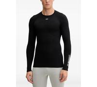 X BIONIC ribbed-knit logo-print T-shirt - Black S-M-L-XL