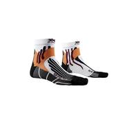 X-Bionic Run Speed Two W Socks White Orange Synthetic