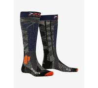 X-Bionic Ski Rider 4.0 Socks Grey Blue Orange - 35-38