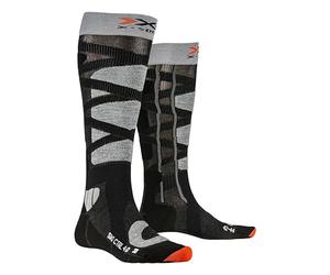 X-Bionic Sky Control 4.0 Men's Trekking Socks, Grey/Orange/Black