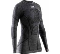 X-Bionic - Women's Symbio Merino Shirt L/S - Merino base layer size S, grey/black