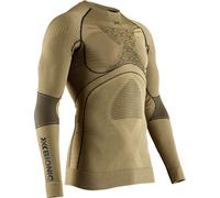 X-Bionic - Warm and technical base layer - Radiactor 4.0 Round Neck LS M Gold/Black for Men - Size S Gold S