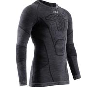 X-Bionic - Technical merino wool T-shirt - Symbio Merino Shirt LS M Rhino Grey for Men in Wool - Size XL Grey XL