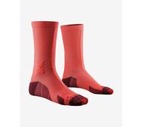 X-Socks Trail Run Discover Crew - Trail running socks Fluo Red / Namib Red 35 - 38