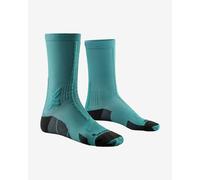 X-Bionic Trail Run Discover Crew Socks Turquoise Blue - 39-41