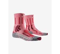 X-Socks Trek X Linen Lady - Walking socks - Women's Red / Grey 35 - 36