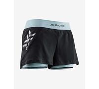 X-Bionic Twyce Race 2in1 Shorts Black Sky Blue Women - XS