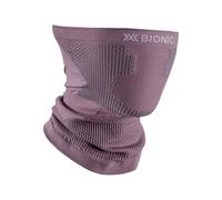 X-Bionic Unisex Neck Warmer for Winter Sports - Advanced Temperature Regulation and Moisture Management, Ideal for Skiing and Snowboarding, Lavender/Grey, L-XL