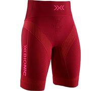 X-BIONIC Women Effektor 4.0 Run Shorts - Namib Red/Neon Flamingo, X-Small