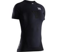 X-BIONIC Women Invent 4.0 Run Speed Short Sleeve Shirt - Opal Black/Arctic White, Small
