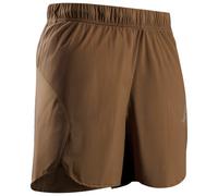 X-Bionic - Women's Corefusion Run Discover Shorts - Running shorts size S, brown