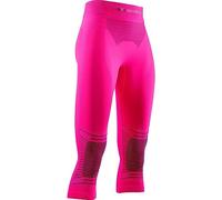 X-BIONIC Energizer 4.0 Pants 3/4 Women Baselayer Functional Pants - Neon Flamingo/Anthracite, X-Small