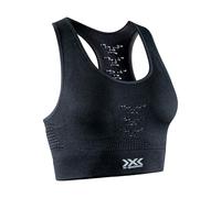 X-Bionic Womens Energizer 4.0 Sports Bra, Opal Black/Arctic White, M EU