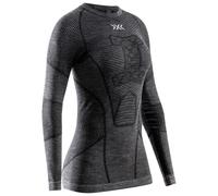 X-Bionic - Women's Symbio Merino Shirt L/S - Merino base layer size XS, grey/black