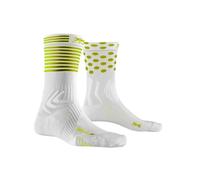 X-BIONIC X-Socks Unisex Children's Bike Race Jr 4.0 Socks, Arctic White/Phyton Yellow, 50, Arctic White/Phyton Yellow