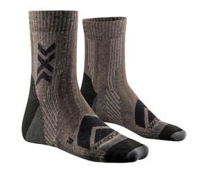 X-BIONIC X-Socks® Wool Performance Merino Ankle, BROWN/BLACK, 35-38