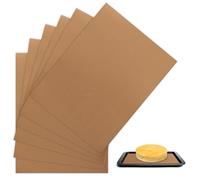 X-BLTU 6 Sheets Non Stick Oven Liners Baking Mats 30x40cm, -40°C to 270°C