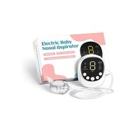X-Bosak Nasal Aspirator for Baby, Hospital Grade, Electric Nose Sucker with Adjustable 9 Levels Suction, Rechargeable with Night Light and Nursery Rhyme, White