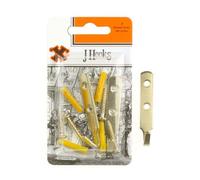 X Brass J Hooks 2 Pack Blister - 12864