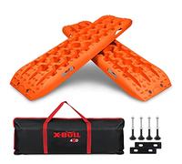 X-BULL New Recovery Traction Tracks Sand Mud Snow Track Tire Ladder 4WD (Orange, 3gen)