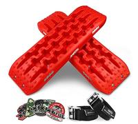 X-BULL New Recovery Traction Tracks Tire Ladder for Sand Snow Mud 4WD(Red)