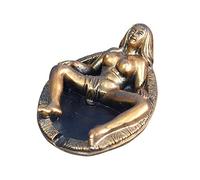 X-D Small Beauty Bathing Figurine Sexy Women Cigar Ash Tray for Home Office Decor Fantasy Crafts Gifts
