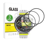 X-Dision [3 Pack Screen Protector Compatible with Amazfit Cheetah Pro,[Scratch Resistant, High Definition][3D Curved Full Cover] Protector for Amazfit Cheetah Pro