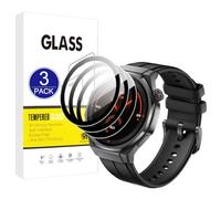 X-Dision Compatible with Honor Watch 5 Ultra Screen Protector, 3 Pack [3D Full Coverage] HD Bubble Free Flexible TPU Protective Film [Not Glass], Anti-Oil/Anti-Scratch
