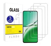 X-Dision Compatible with OPPO Reno 13 F/12 F Screen Protector, 3 Pack [9H Hardness, High Sensitivity, Shatterproof] 2.5D High Definition Tempered Glass Film