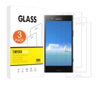X-Dision Compatible with Sony Xperia XZ1 Compact Screen Protector, 3 Pack [9H Hardness, High Sensitivity, Shatterproof] 2.5D High Definition Tempered Glass Film