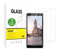 X-Dision Compatible with Sony XZ2 Compact Screen Protector, 3 Pack [9H Hardness, High Sensitivity, Shatterproof] 2.5D High Definition Tempered Glass Film