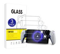 X-Dision Screen Protector Compatible with Sony PS5 PlayStation Portal,3 Pack [9H Hardness,Shatterproof] 2.5D High Definition Tempered Glass Film for Sony PS5 PlayStation Portal