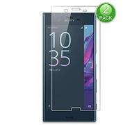 X-Dision Screen Protector Compatible with Sony Xperia XZ,[2-Pack] 2.5D Double Defense Series Premium Protect Film,9H Tempered Glass Protective Cover,[Anti-fingerprint and Anti-Scratch]