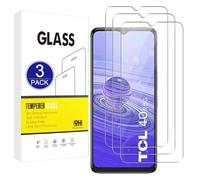 X-Dision Screen Protector Compatible with TCL 40R 5G/TCL 408/TCL 405,3 Pack [9H Hardness, High Sensitivity] 2.5D High Definition Tempered Glass Film for TCL 40R 5G/TCL 408/TCL 405