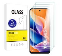 X-Dision Screen Protector Compatible with TCL 605/TCL 60 SE,3 Pack [9H Hardness, High Sensitivity, Shatterproof] 2.5D High Definition Tempered Glass Film for TCL 605/TCL 60 SE