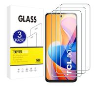 X-Dision Screen Protector Compatible with TCL 60R 5G,3 Pack [9H Hardness, High Sensitivity, Shatterproof] 2.5D High Definition Tempered Glass Film for TCL 60R 5G