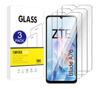 X-Dision Screen Protector Compatible with ZTE Blade A76 5G,3 Pack [9H Hardness, High Sensitivity, Shatterproof] 2.5D High Definition Tempered Glass Film for ZTE Blade A76 5G