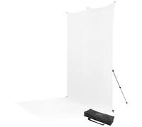 X-Drop Pro Wrinkle-Resistant Sweep Backdrop Kit 8'X13' (High Key White)