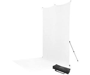 X-Drop Pro Wrinkle-Resistant Sweep Backdrop Kit 8'X13' (High Key White)