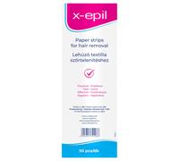 X-Epil - Wax Strips with 50 Fabric Strips