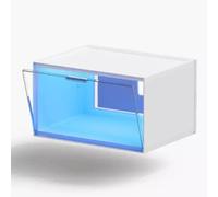 Smart LED Shoe Boxes Sneaker Display Case, Stackable Shoe Storage Organizers, Collection Crate, Figures & Collectibles Showcase (1-Pack Expasion Kit, Requires Stater Kit)